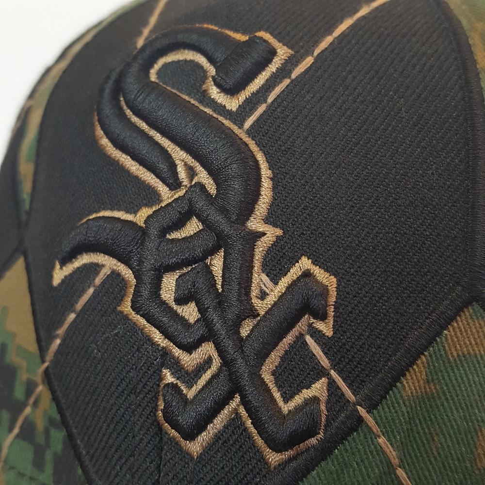 Chicago White Sox Black Camo Hat New Era Official